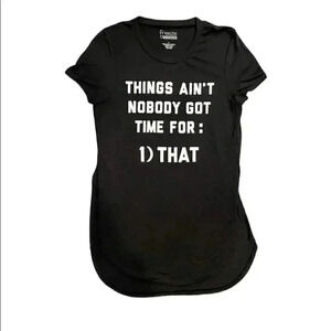 Freeze Black Tunic Graphic Tee